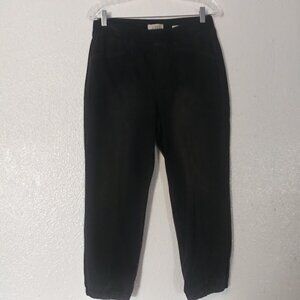 Logo by Lori Goldstein women's size 8P black wash pull on jogger